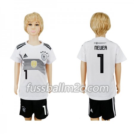 Fußballtrikots Deutschland Neuer 1 Kinder Heim Trikotsatz WM 2018